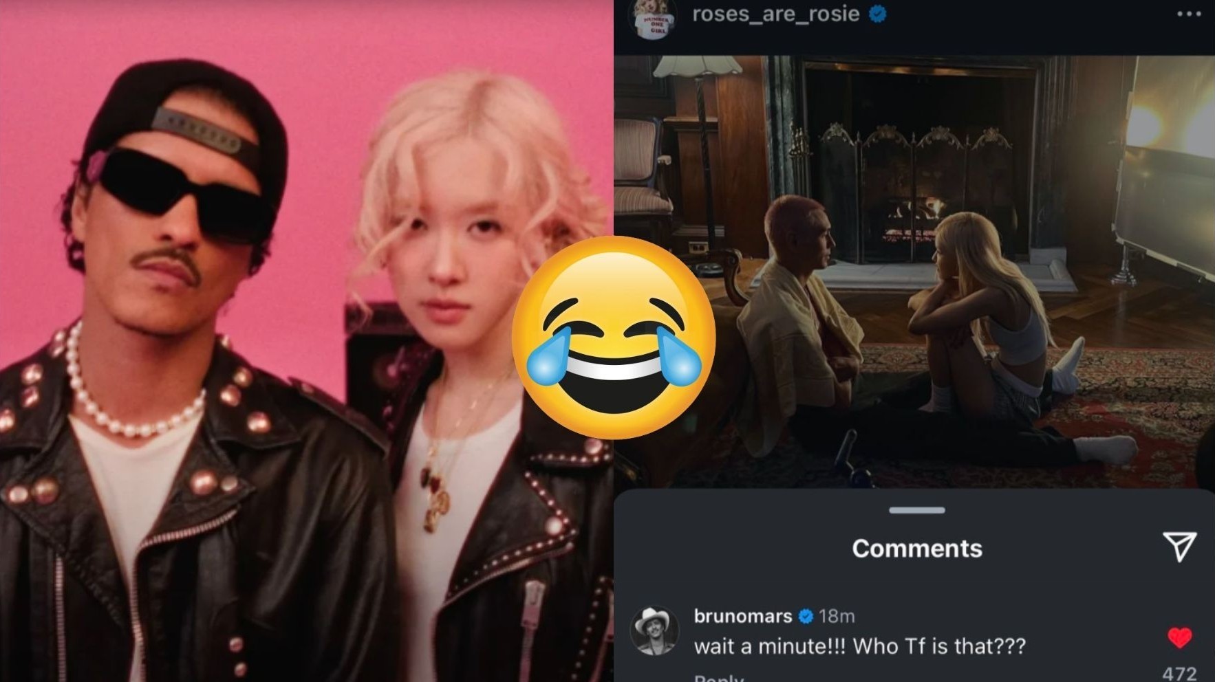 ROSÉ’s ‘Ex’ in ‘Toxic Till The End’ MV Has Bruno Mars ‘Jealous’: ‘Who TF is That?’