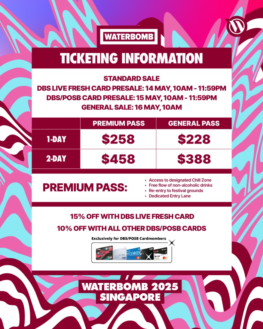 Viu Announces First Wave Of Artistes Line-up For WATERBOMB SINGAPORE