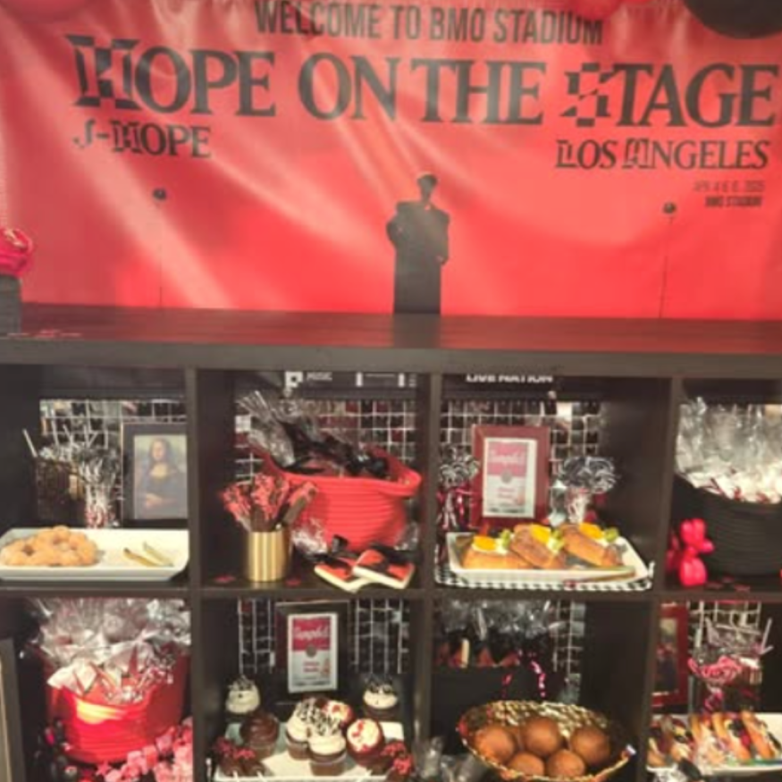 Hope of the stage backstage