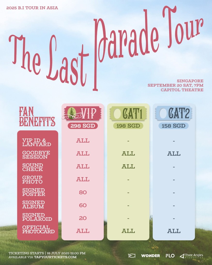 2025 B.I TOUR: The Last Parade Tour in SINGAPORE