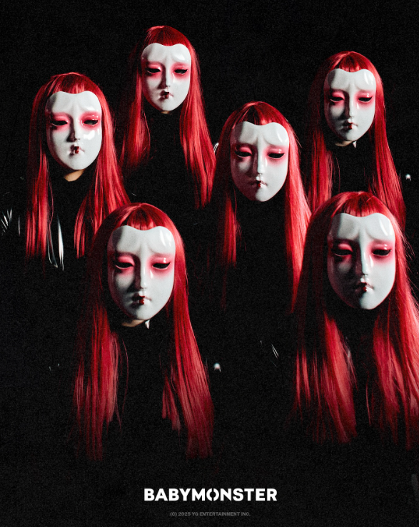 BABYMONSTER Teases New Project With Mysterious and Eerie 'Masked' Poster