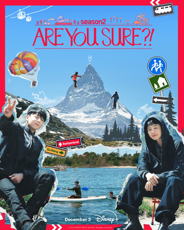 BTS' Jimin, Jungkook Take on Skiing and Paragliding in New Stills From 'Are You Sure?! Season 2'