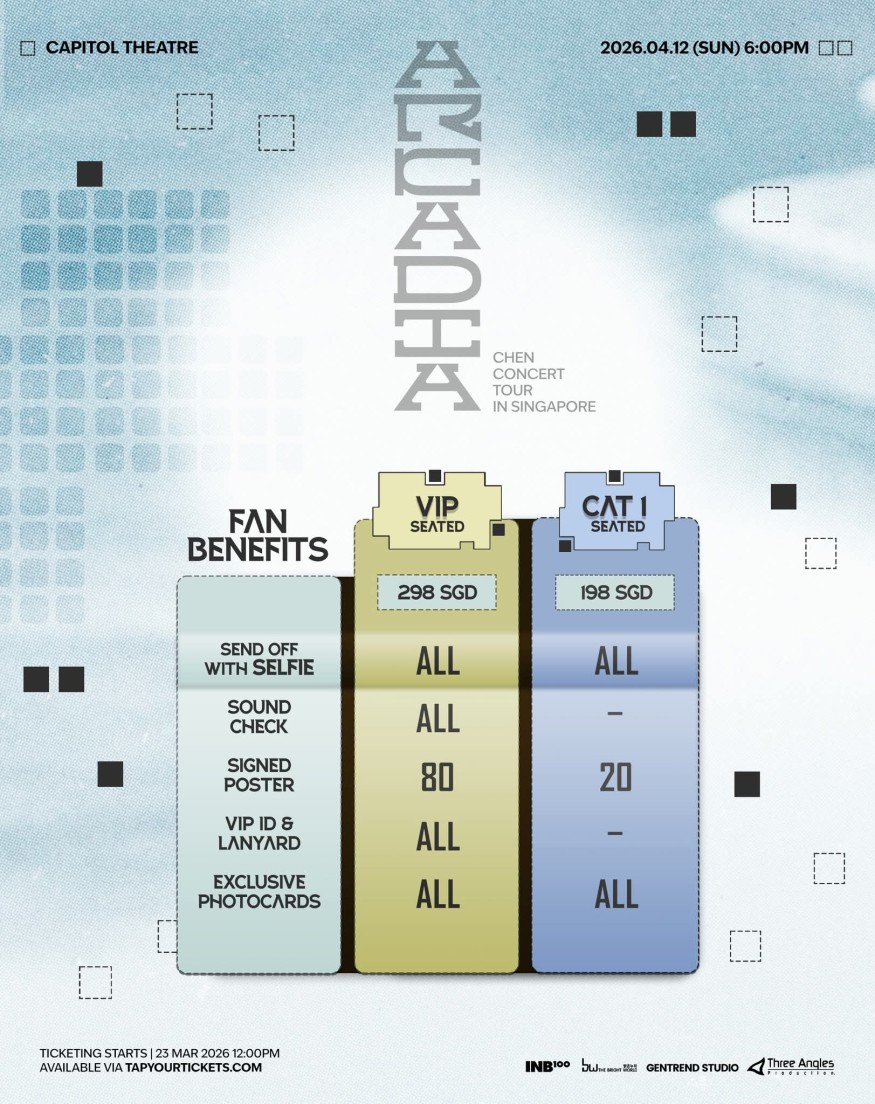 CHEN Concert Tour In Singapore