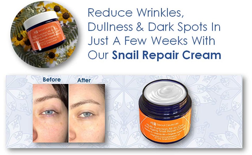 Get Plumper Cheeks And Younger Looking Face Only $16 With Seoul Ceuticals' Snail Repair Cream