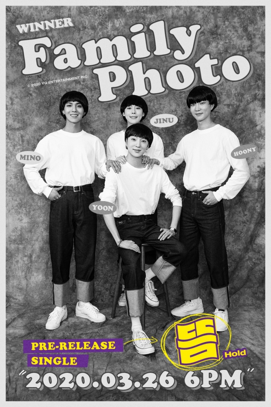 WINNER unveils new album 'Hold' on the 26th, reveals family photo teaser