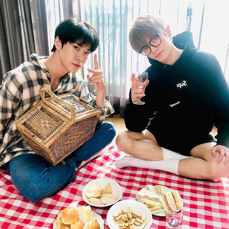 NCT 127's Taeyong, Doyoung Enjoy Indoor Picnic Together
