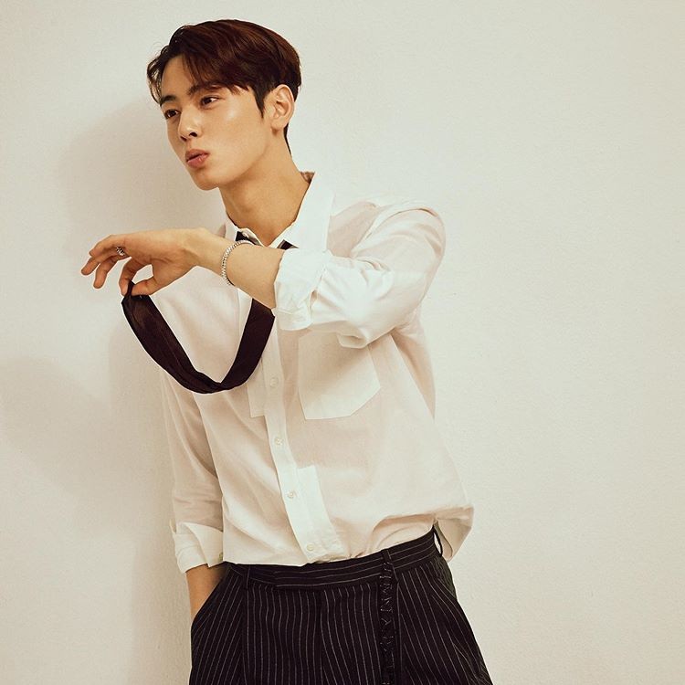 ASTRO's Cha Eun-woo Charismatic on His First-Ever Magazine Cover