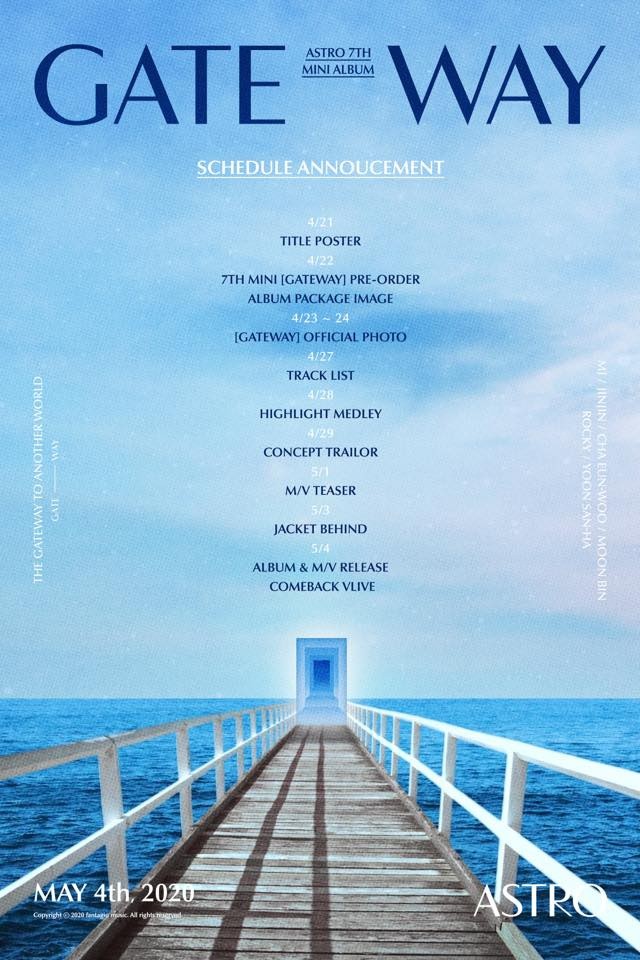 Astro confirms comeback with EP 'Gateway' on May 4