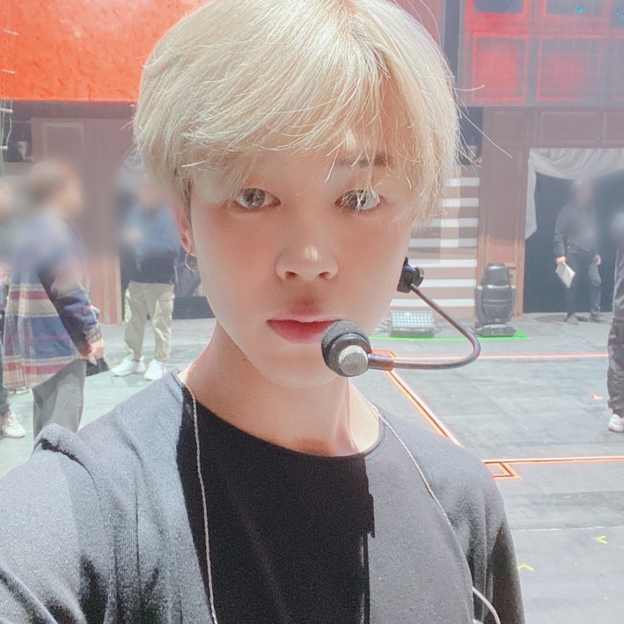 BTS Jimin, sweet eyes to interact with large dogs