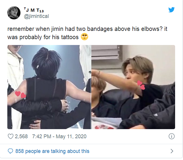 Take A Glimpse Of How Much Tattoos BTS Jimin Have And How Gorgeous They Are!