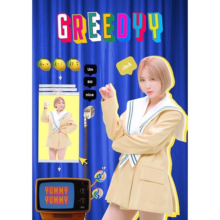 Chungha, Moonbyul and Ji-yeon, JeA 'Greedyy' Dance Challenge Participation
