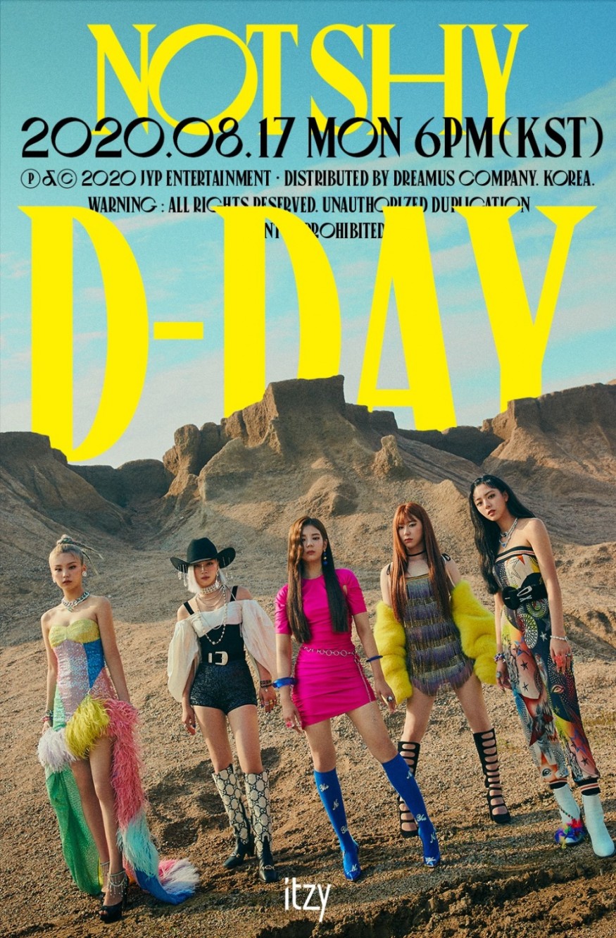 ITZY 'Not Shy' gained first place on the music chart, Premonition of 4 consecutive hits