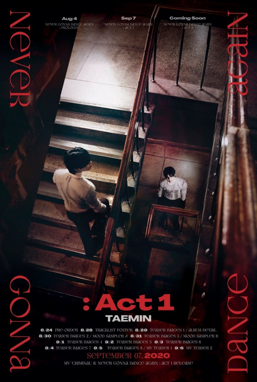 Tae-min, cinematic sensational visuals, 'Criminal' video teaser released