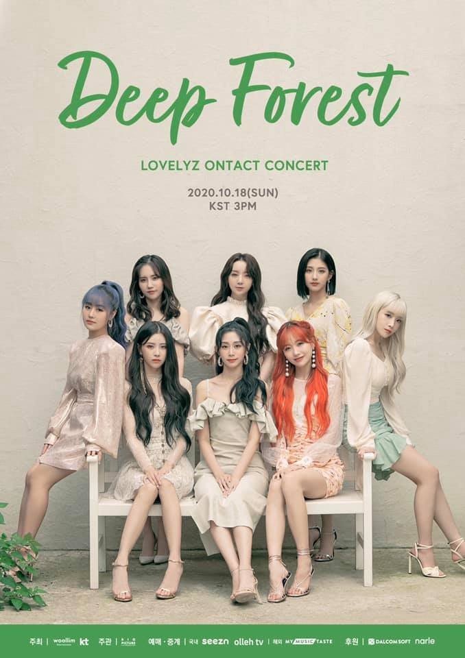 Lovelyz unveils 2nd poster for online solo concert 'Deep Forest'
