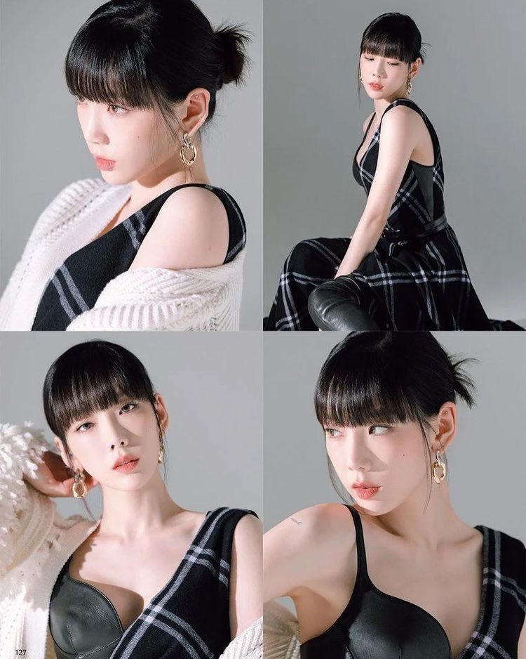 Taeyeon, the look of applying lips also perfect