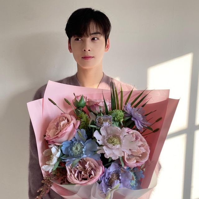 Cha Eun-woo, milky skin visual male god Advent