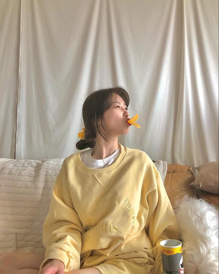 Minah from Girl's Day, fruit juice beauty