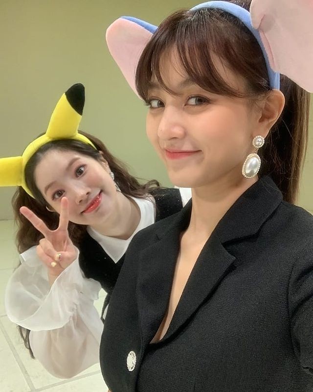 TWICE Jihyo X Dahyun, a pretty girl next to a pretty girl