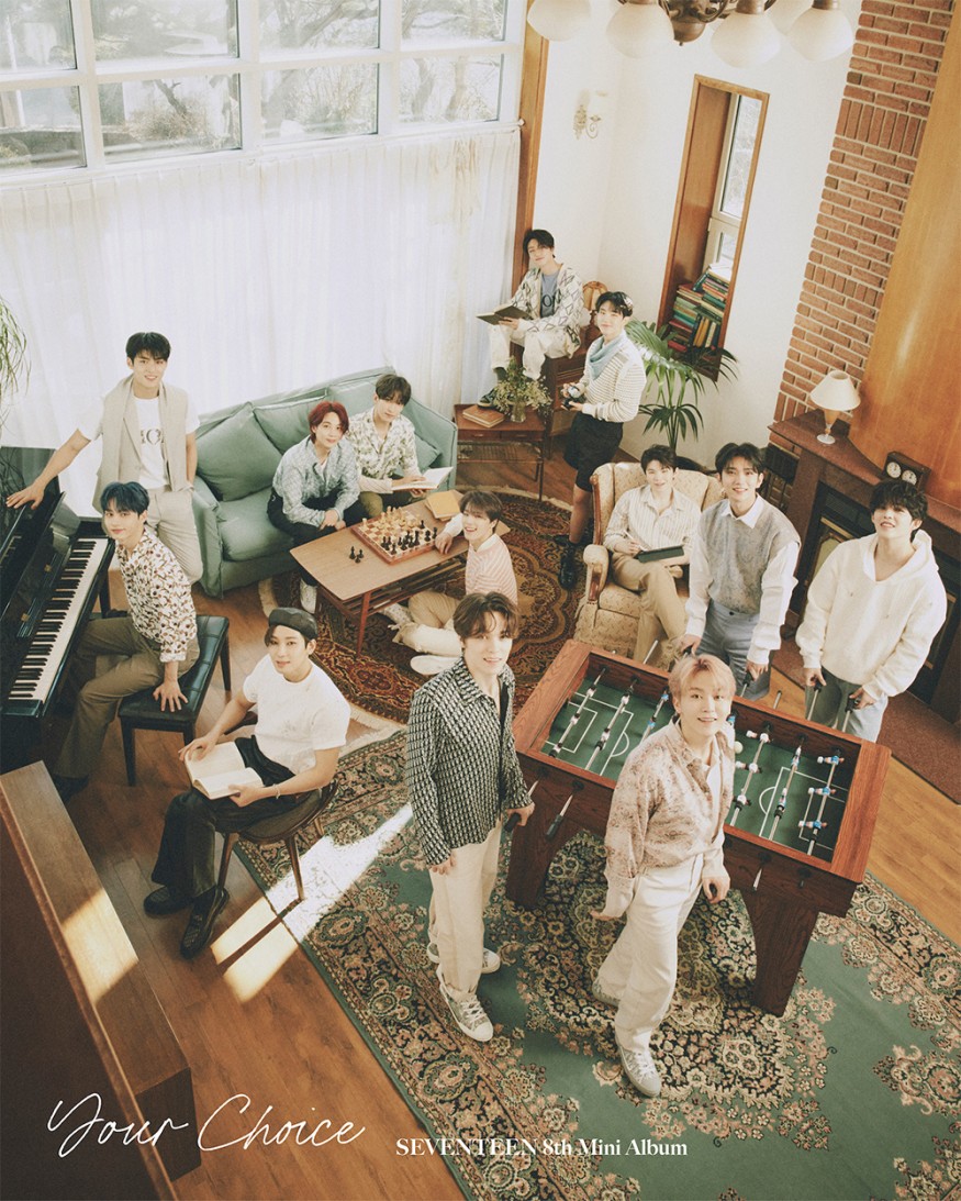 Seventeen unveils new album tracklist... Participated in the Bang Si-Hyuk title song