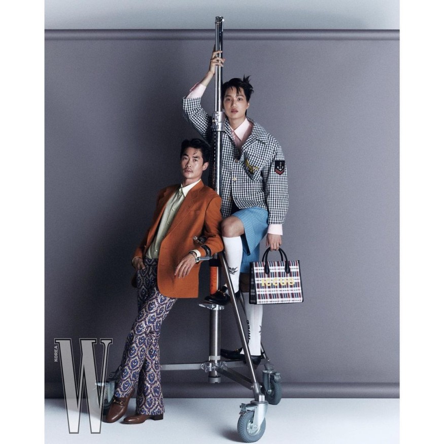 Kai X Bae Jeong-nam took a pictorial for luxury brands