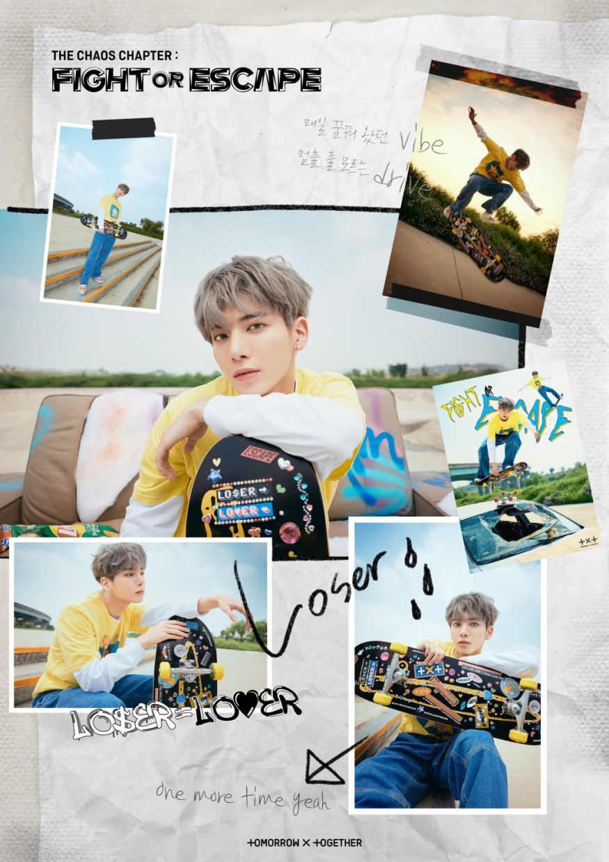 TXT, 2nd regular album repackage concept photo FIGHT version released