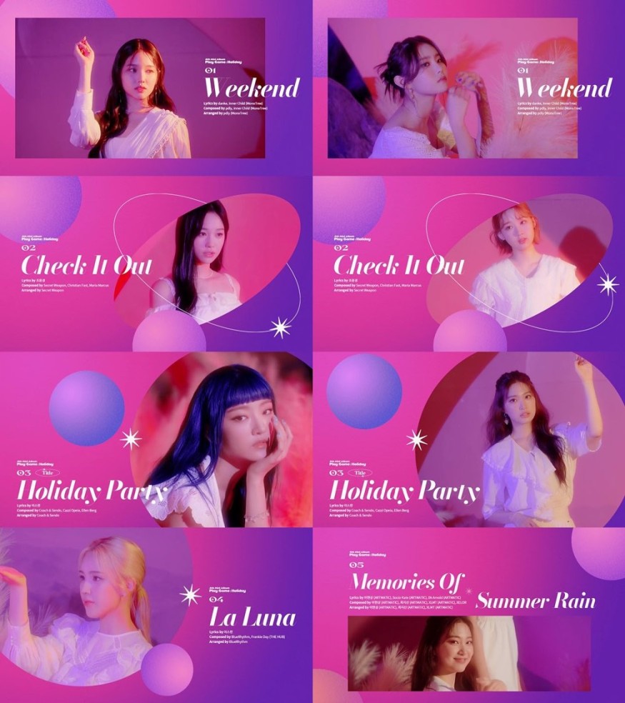Weeekly releases MV teaser for 'Holiday Party'