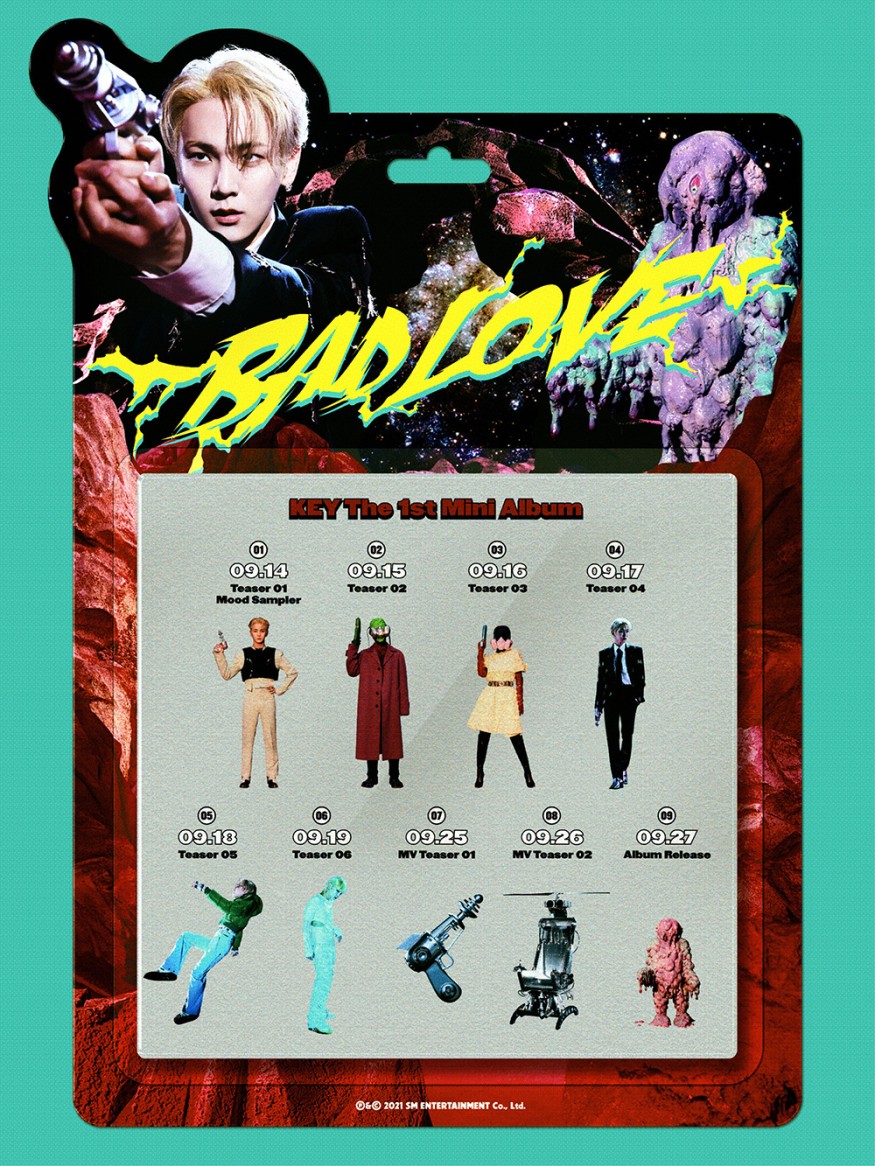 SHINee Key, charisma in a mystery atmosphere... 'BAD LOVE' teaser