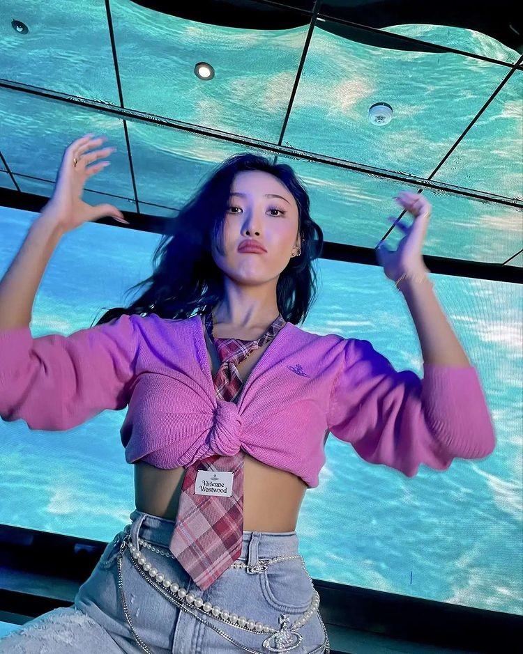 Mamamoo Hwasa, copper-colored skin + Coke bottle body… unique sexy beauty