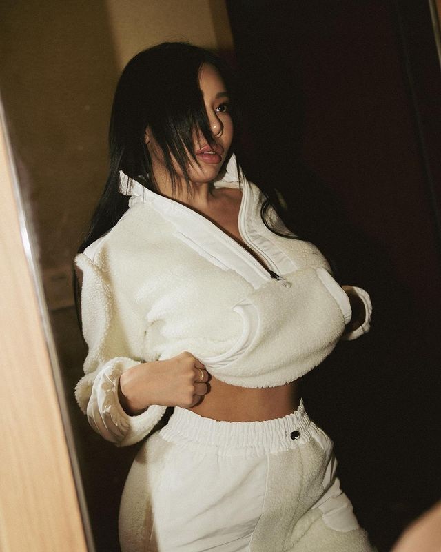 Jessi, she's sexy even with everything covered... charismatic eyes