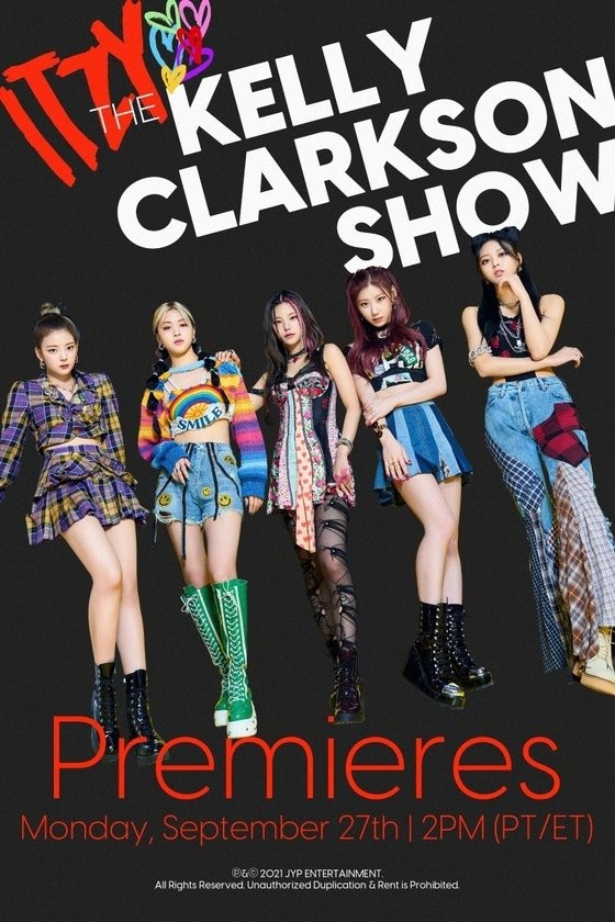 ITZY to appear on American TV show 'The Kelly Clarkson Show'... New song 'LOCO' stage