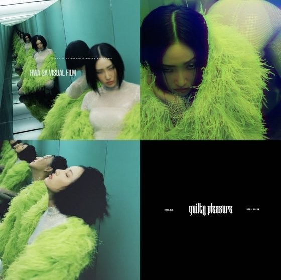 Hwa Sa releases new single 'Guilty Pleasure' visual film... 'Queen Hwa Sa' presence