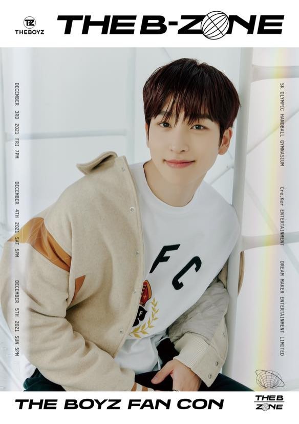 THE BOYZ, a heartwarming visual party… FAN-CON 'THE B-ZONE' personal poster