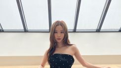 Aespa Winter dresses up in a black dress… "There is no goddess"