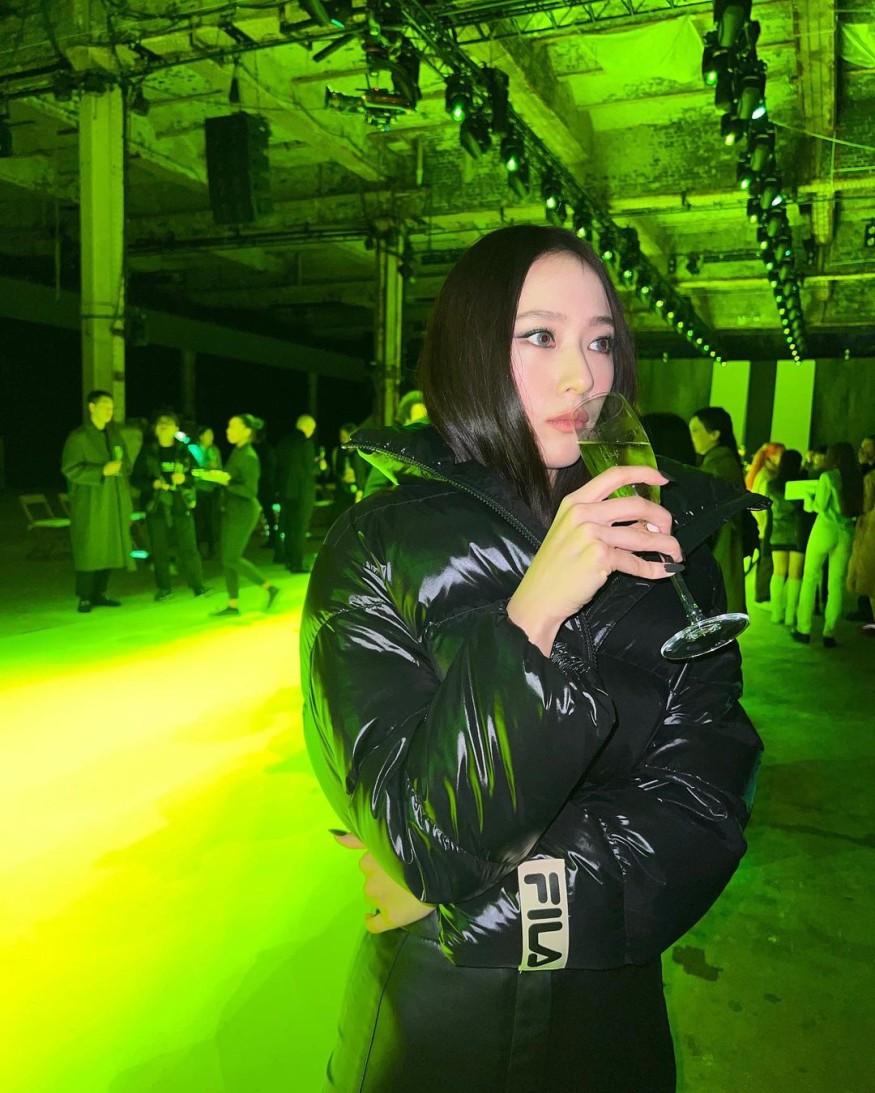 Krystal, exotic beauty... Sharp abs on top of leather pants