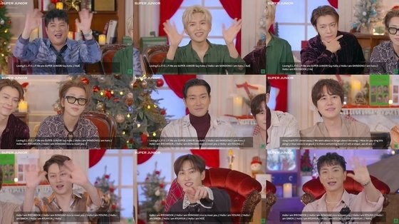 Super Junior, new song 'Celebrate' group stage first public "Winter song that fits the emotion"