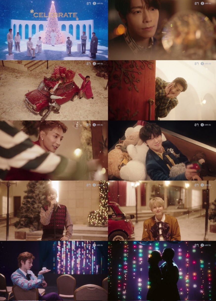 Super Junior, new song 'Celebrate' group stage first public "Winter song that fits the emotion"