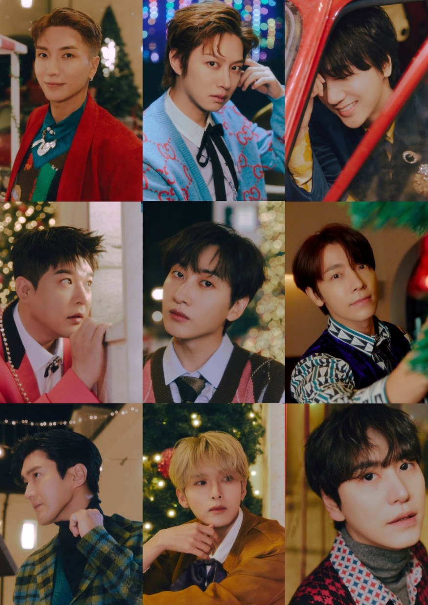 Super Junior, new song 'Celebrate' group stage first public "Winter song that fits the emotion"