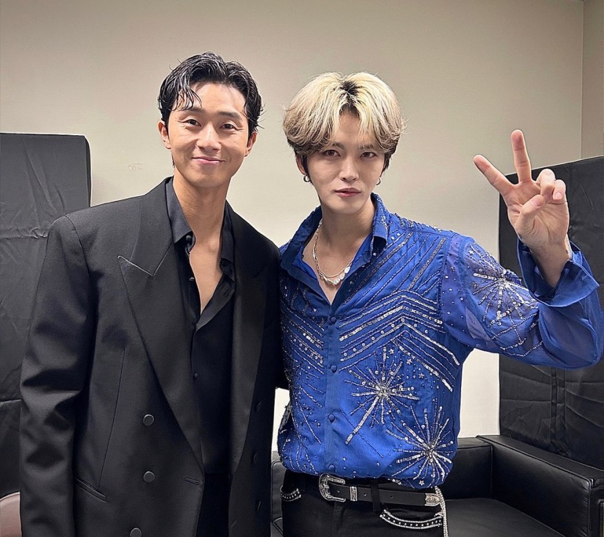Park Seo-joon X Kim Jae-joong met in Nagoya, Japan.. Show off their unrealistic beauty