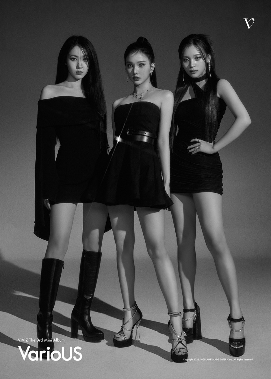 VIVIZ unveils new album concept... Sexy atmosphere even in black and white