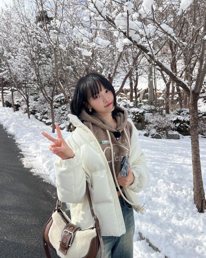 LE SSERAFIM Kim Chae-won, skin as white as snow