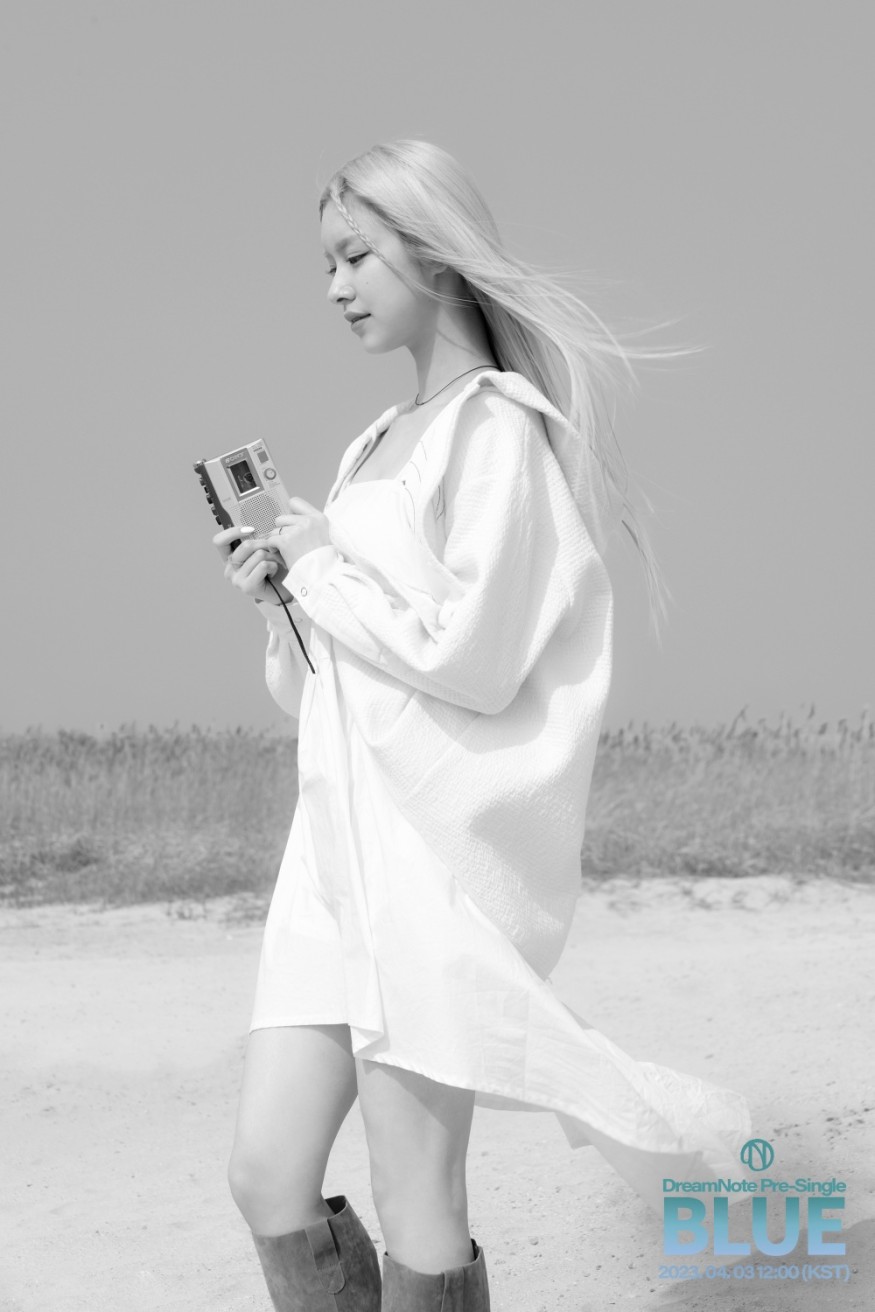 DreamNote releases pre-release song 'BLUE'... image transformation
