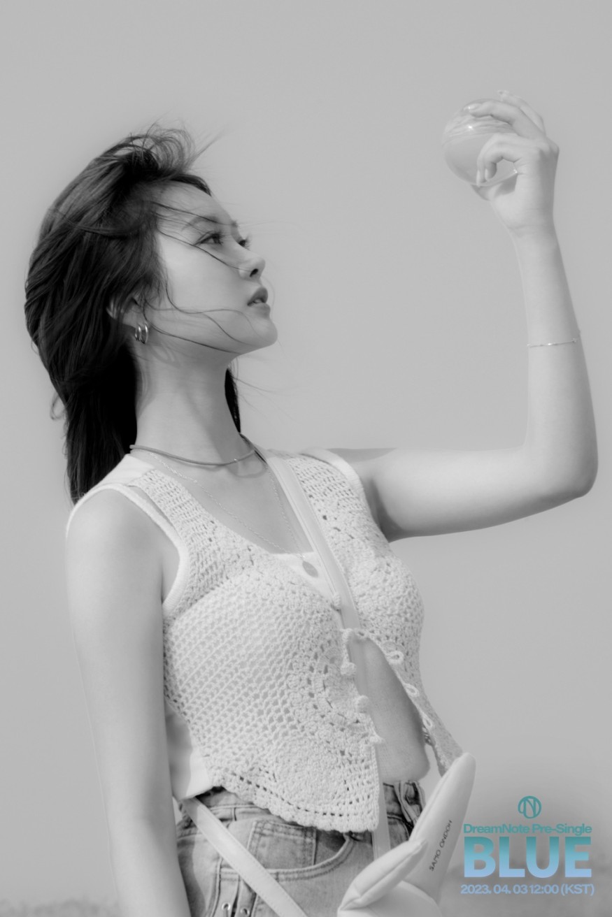 DreamNote releases pre-release song 'BLUE'... image transformation