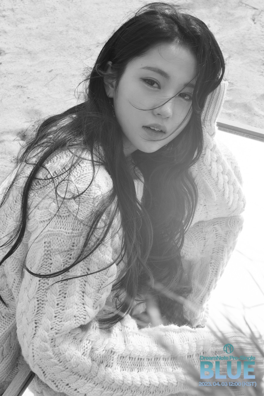 DreamNote releases pre-release song 'BLUE'... image transformation