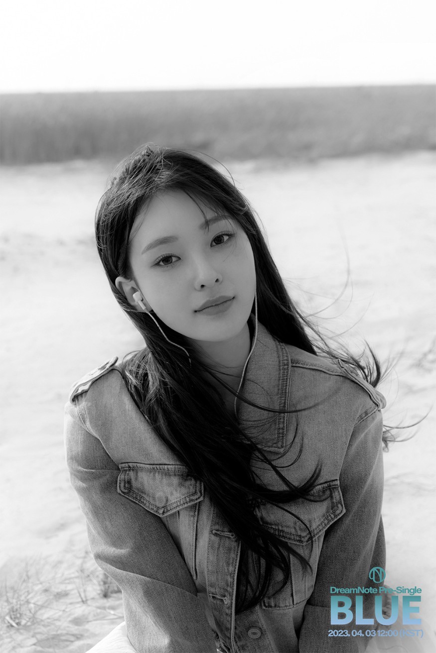 DreamNote releases pre-release song 'BLUE'... image transformation