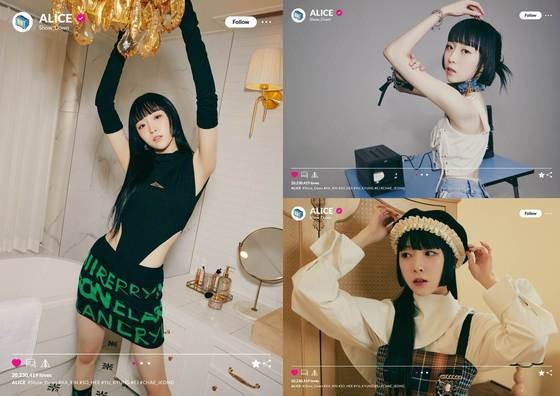 Alice new album concept pictorial released... colorful visuals