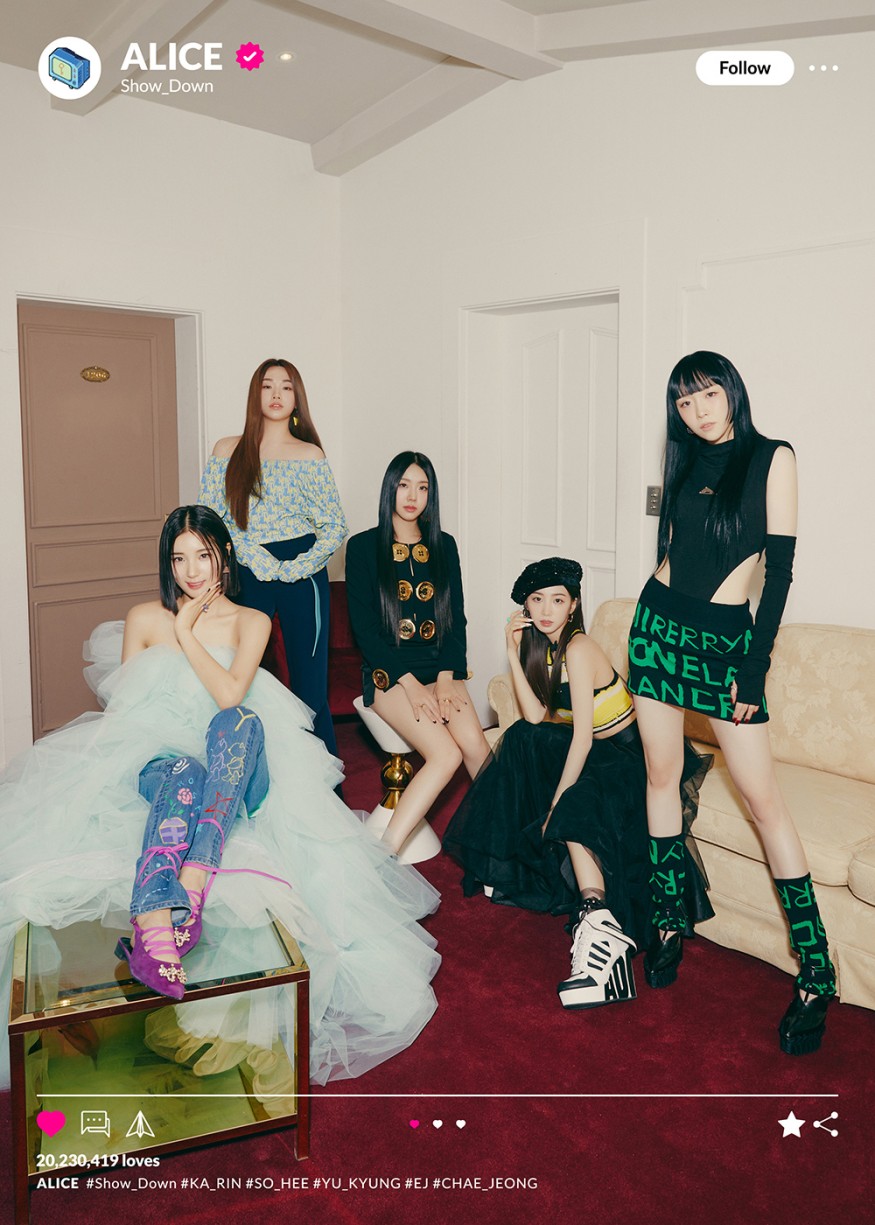 Alice new album concept pictorial released... colorful visuals