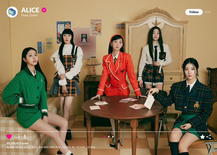 Alice new album concept pictorial released... colorful visuals