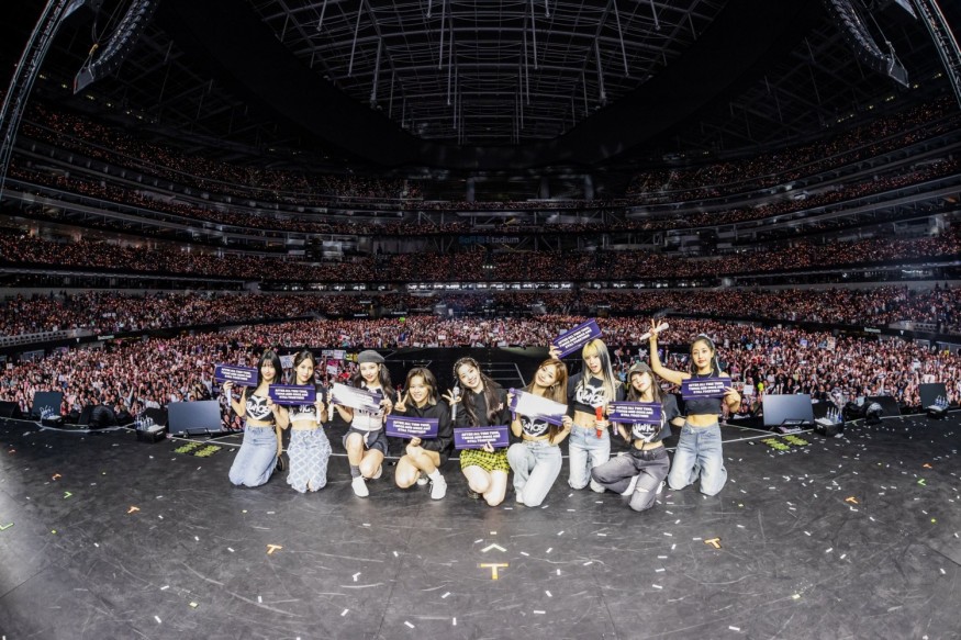 TWICE, the first ever female group to perform at Sophie Stadium in the US... 50,000 fans