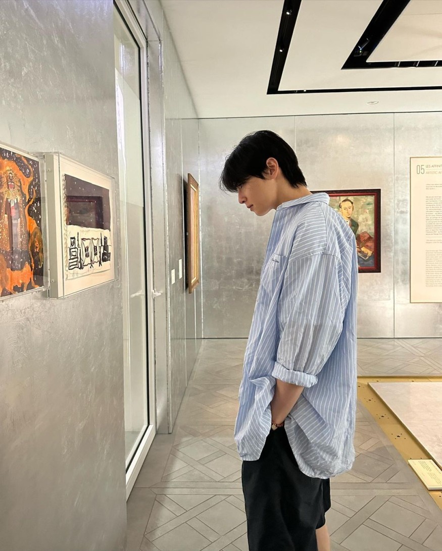 Cha Eun-woo, boyfriend picture infinite creation