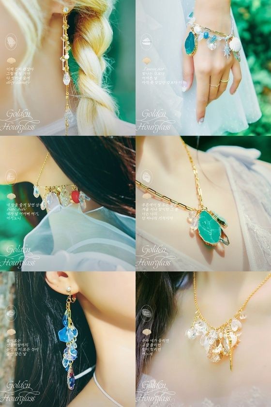 'Comeback' OH MY GIRL, 'Golden Hourglass' lyric poster open... unrivaled emotion